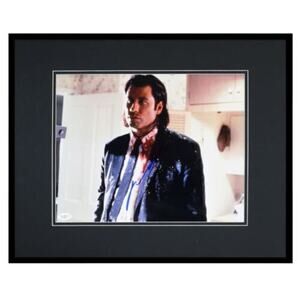 John Travolta Signed "Pulp Fiction" Custom Framed Photo Display (JSA)16" by 20"